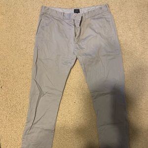 stone JCrew Driggs pants 34x34